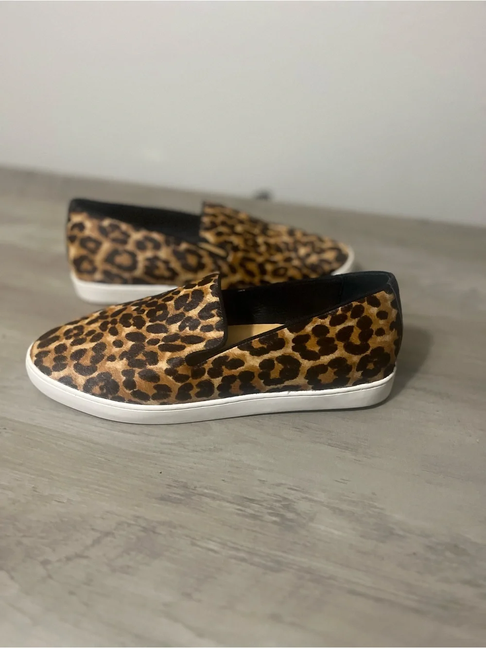 Birdies “The Swift “ Leopard Calf Hair Loafers